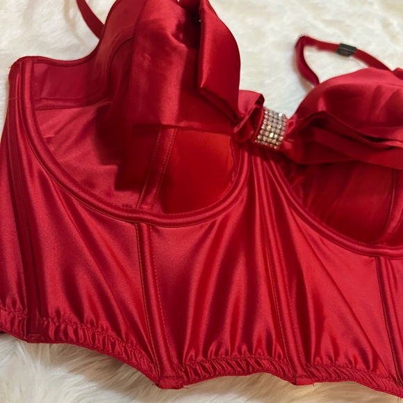 Victorias Secret Rhinestone corset set - Picture 4 of 5